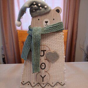 Holiday "Joy" Light-Up Bear
